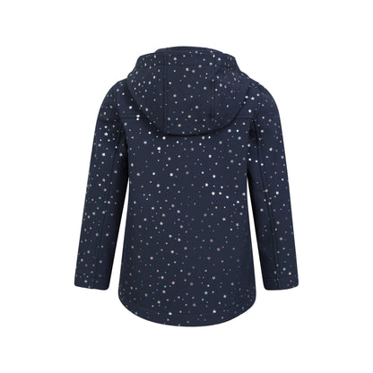 Iridescent - Back - Mountain Warehouse Childrens-Kids Exodus II Star Water Resistant Soft Shell Jacket