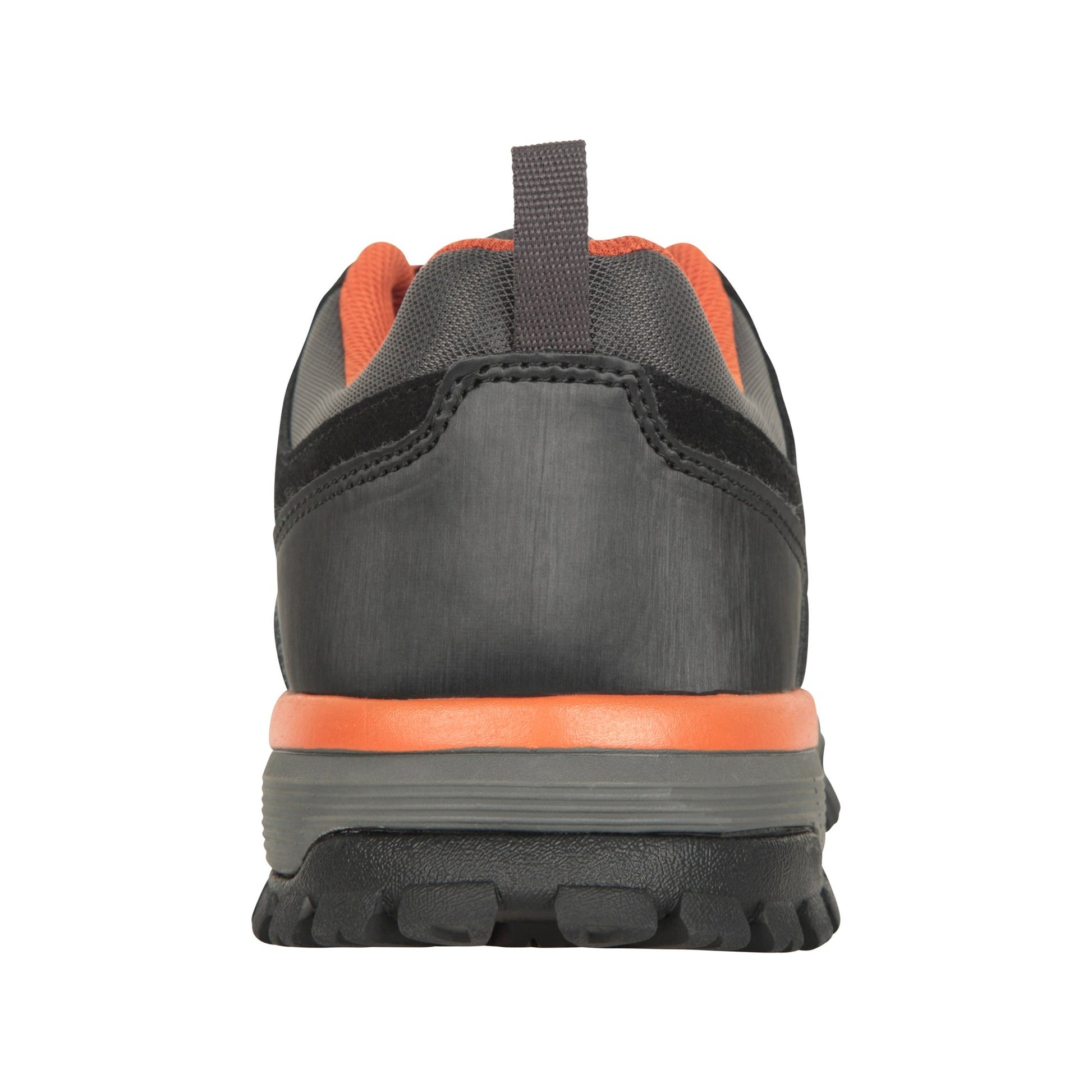 Grey - Back - Mountain Warehouse Mens Cedar Cow Suede Waterproof Walking Shoes