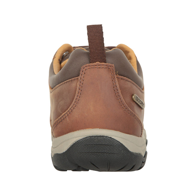 Brown - Back - Mountain Warehouse Womens-Ladies Extreme Pioneer Leather Walking Shoes