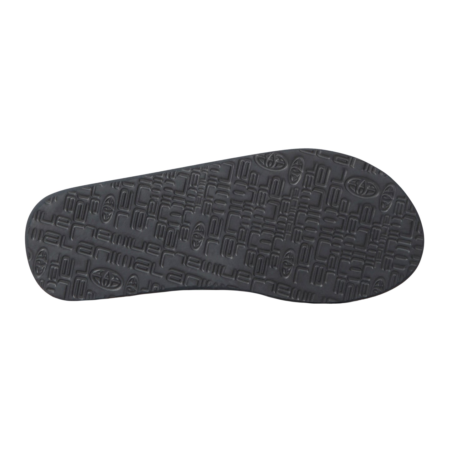 Charcoal - Side - Animal Mens Wave Sliders