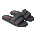 Charcoal - Front - Animal Mens Wave Sliders