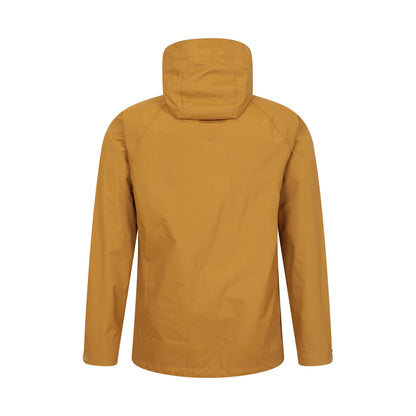 Mustard - Back - Mountain Warehouse Mens Summit Extreme Waterproof 2.5 Layer Jacket