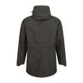 Dark Khaki - Back - Mountain Warehouse Mens Westport Long Waterproof Jacket