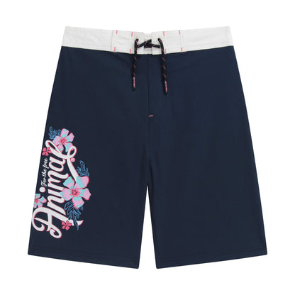 Indigo - Front - Animal Girls Nora Classic Floral Swim Shorts