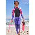 Coral - Front - Mountain Warehouse Childrens-Kids Electro Pulse Full Wetsuit
