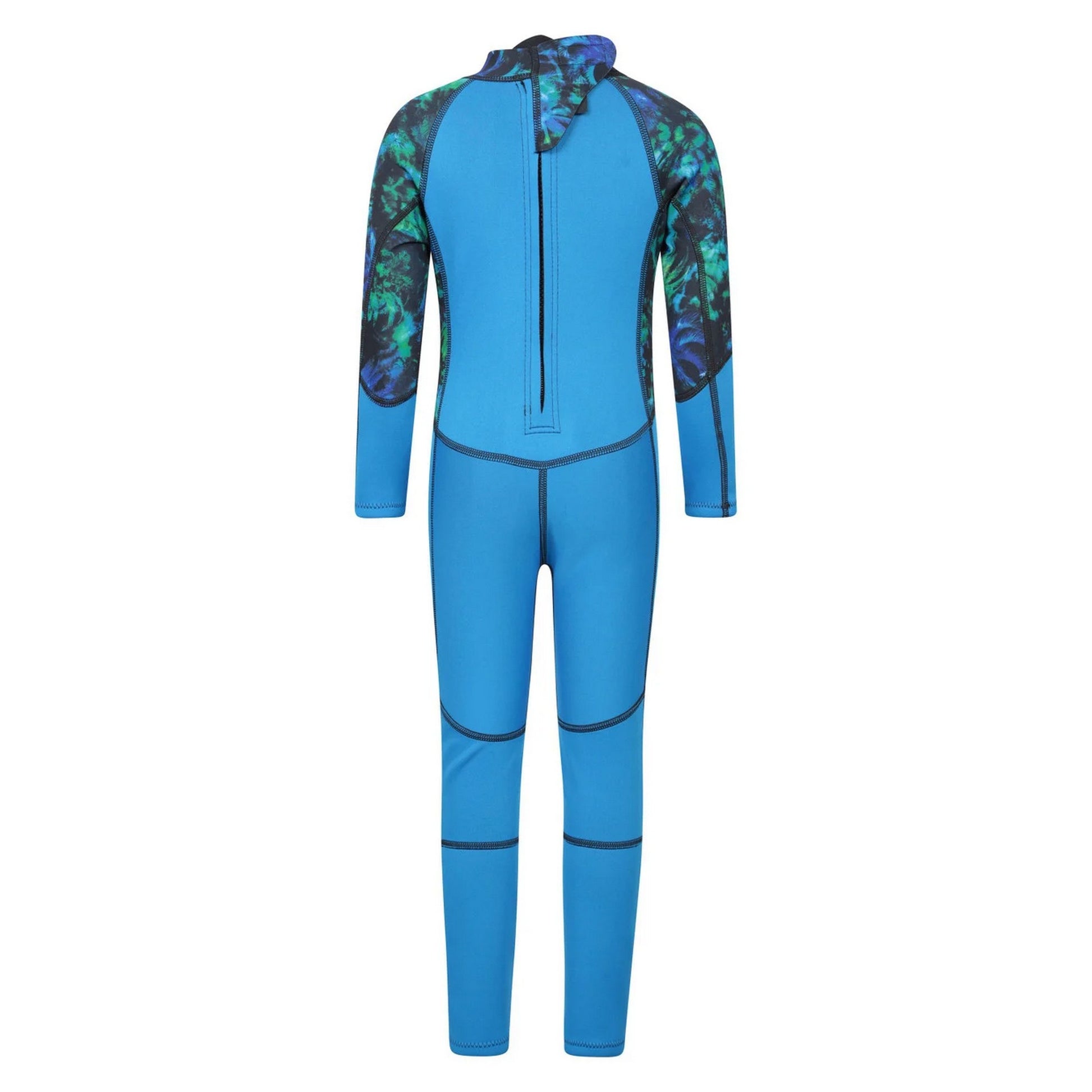 Bright Green - Back - Mountain Warehouse Childrens-Kids Electro Pulse Full Wetsuit