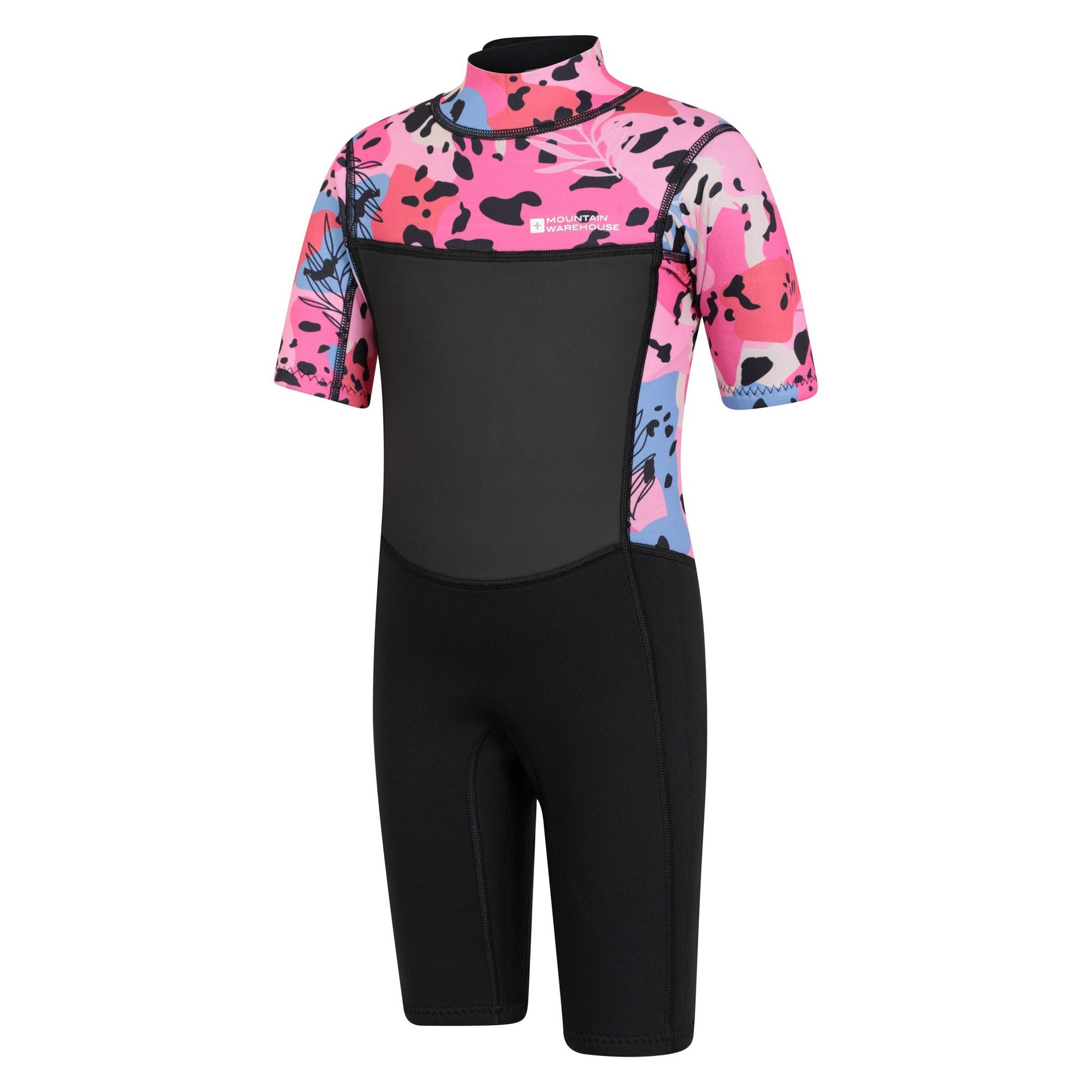 Mixed - Side - Mountain Warehouse Childrens-Kids Shorty Printed Wetsuit