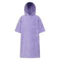 Light Purple - Front - Mountain Warehouse Childrens-Kids Driftwood Hooded Towel