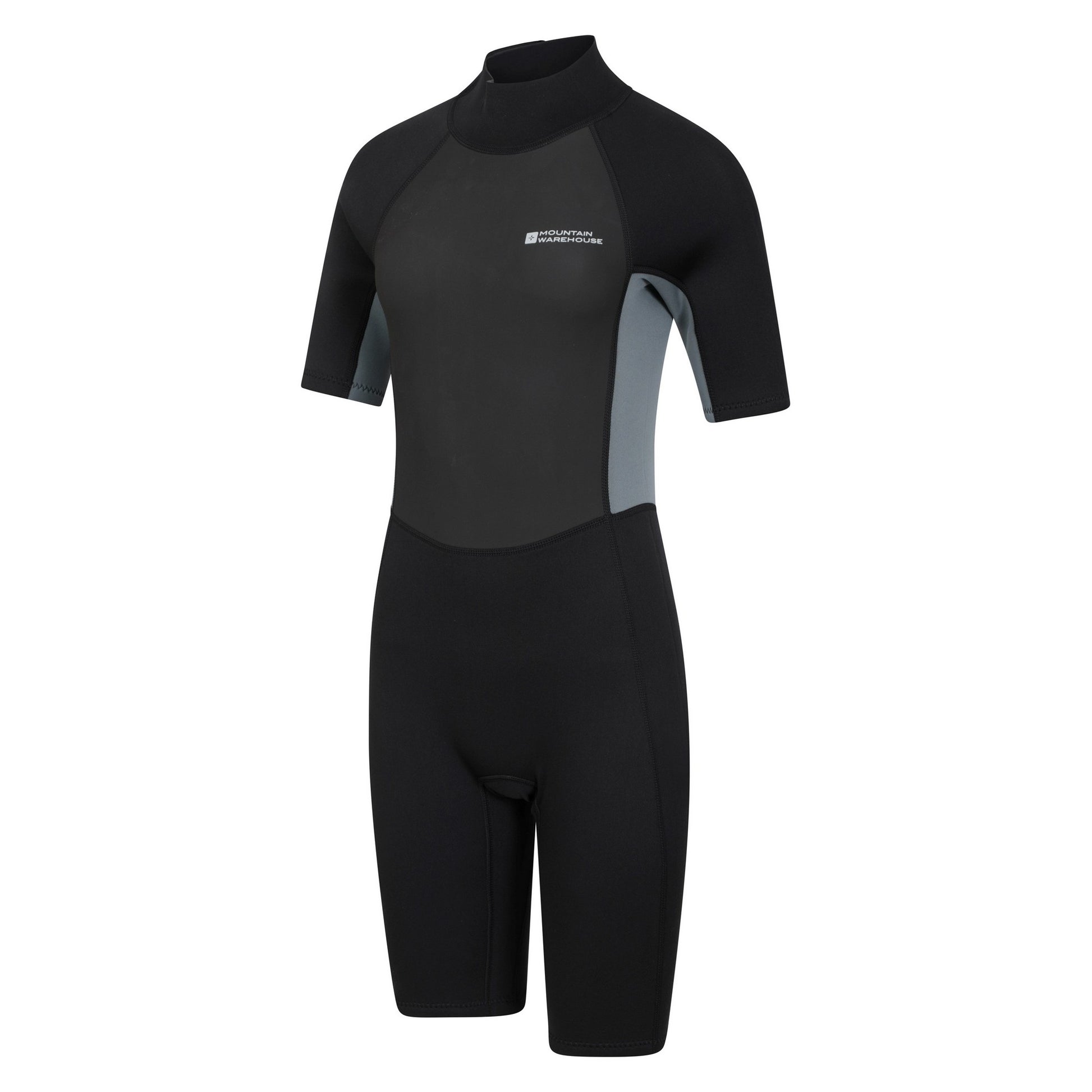 Charcoal - Side - Mountain Warehouse Womens-Ladies Tortuga Wetsuit