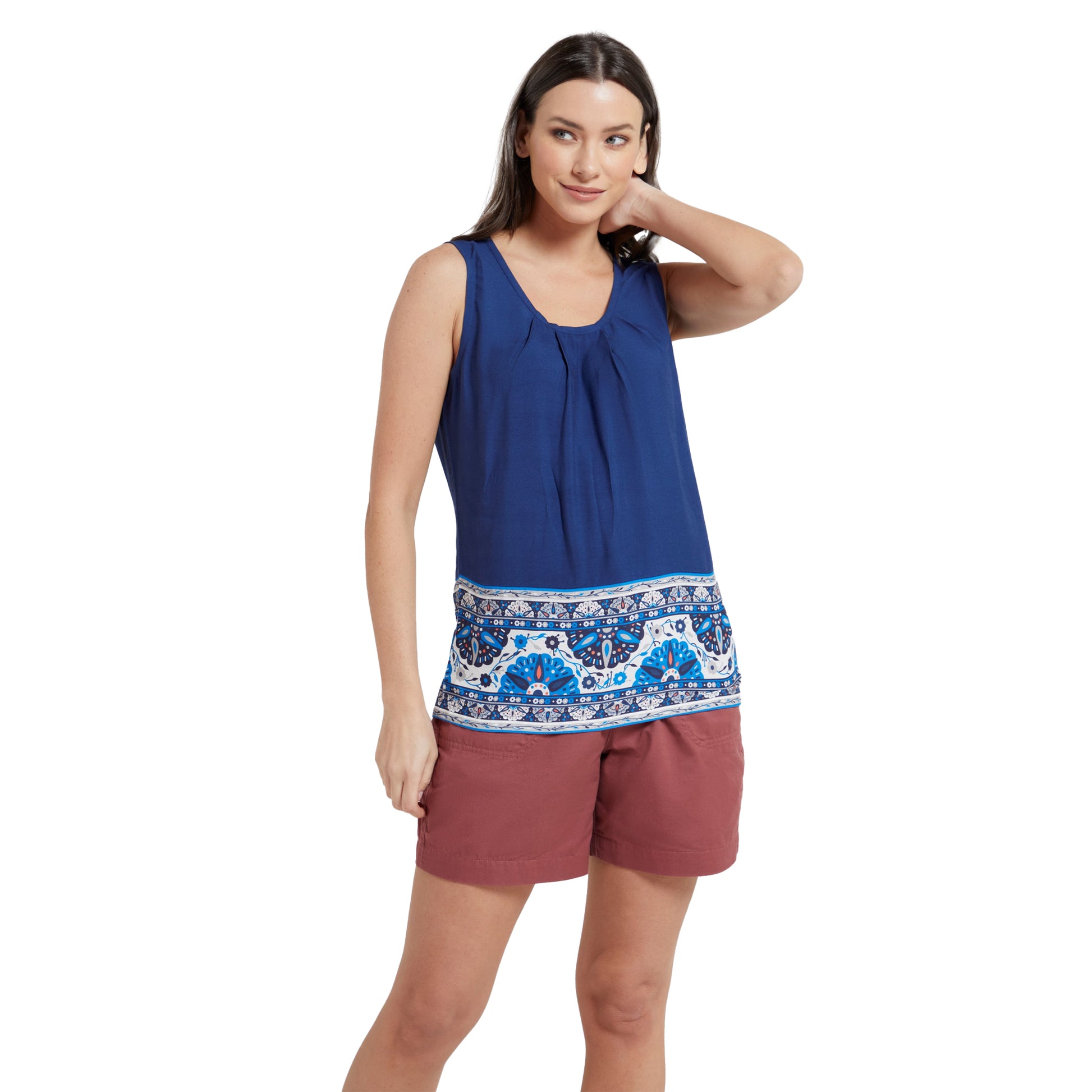 Midnight - Side - Mountain Warehouse Womens-Ladies Orchid Floral Vest Top