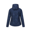 Dark Blue - Back - Mountain Warehouse Womens-Ladies Exodus Abstract Water Resistant Soft Shell Jacket