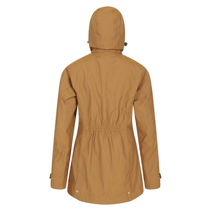 Mustard - Back - Mountain Warehouse Womens-Ladies Street Padded Waterproof Jacket