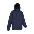 Navy - Side - Mountain Warehouse Childrens-Kids Solar Waterproof Jacket