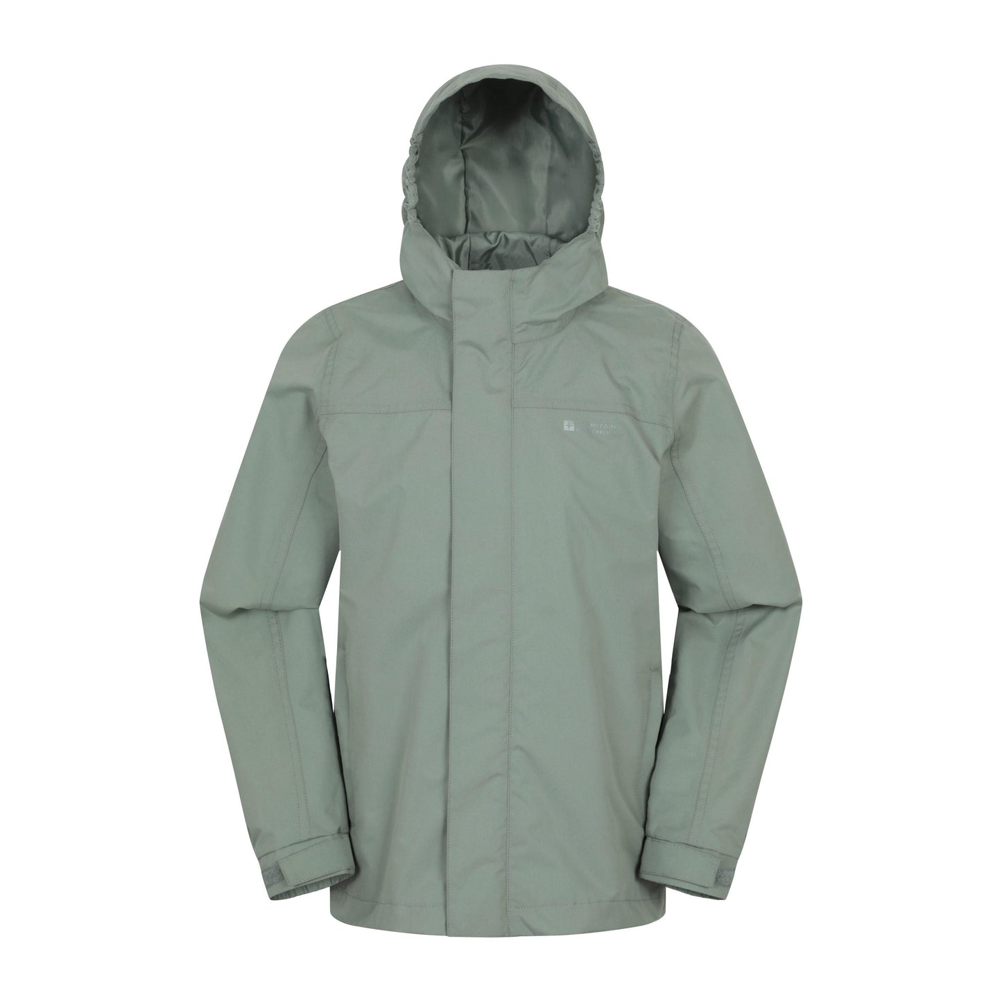 Dark Green - Front - Mountain Warehouse Childrens-Kids Solar Waterproof Jacket