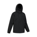 Black - Side - Mountain Warehouse Childrens-Kids Solar Waterproof Jacket