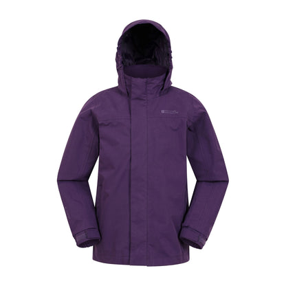 Berry - Front - Mountain Warehouse Childrens-Kids Solar Waterproof Jacket
