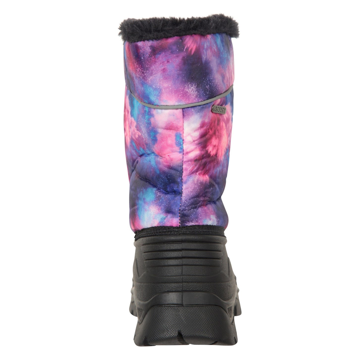 Dark Purple - Back - Mountain Warehouse Childrens-Kids Whistler Adaptive Stars Snow Boots