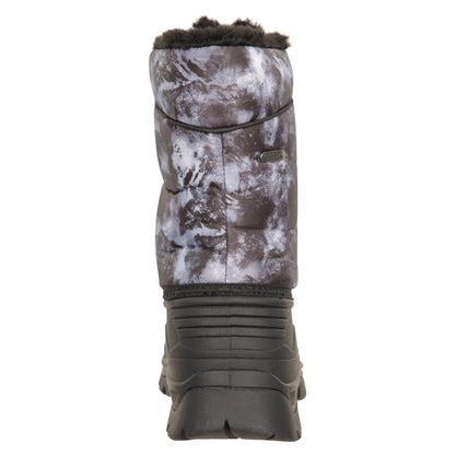 Monochrome - Side - Mountain Warehouse Childrens-Kids Whistler Adaptive Stars Snow Boots