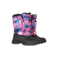 Dark Purple - Front - Mountain Warehouse Childrens-Kids Whistler Adaptive Stars Snow Boots