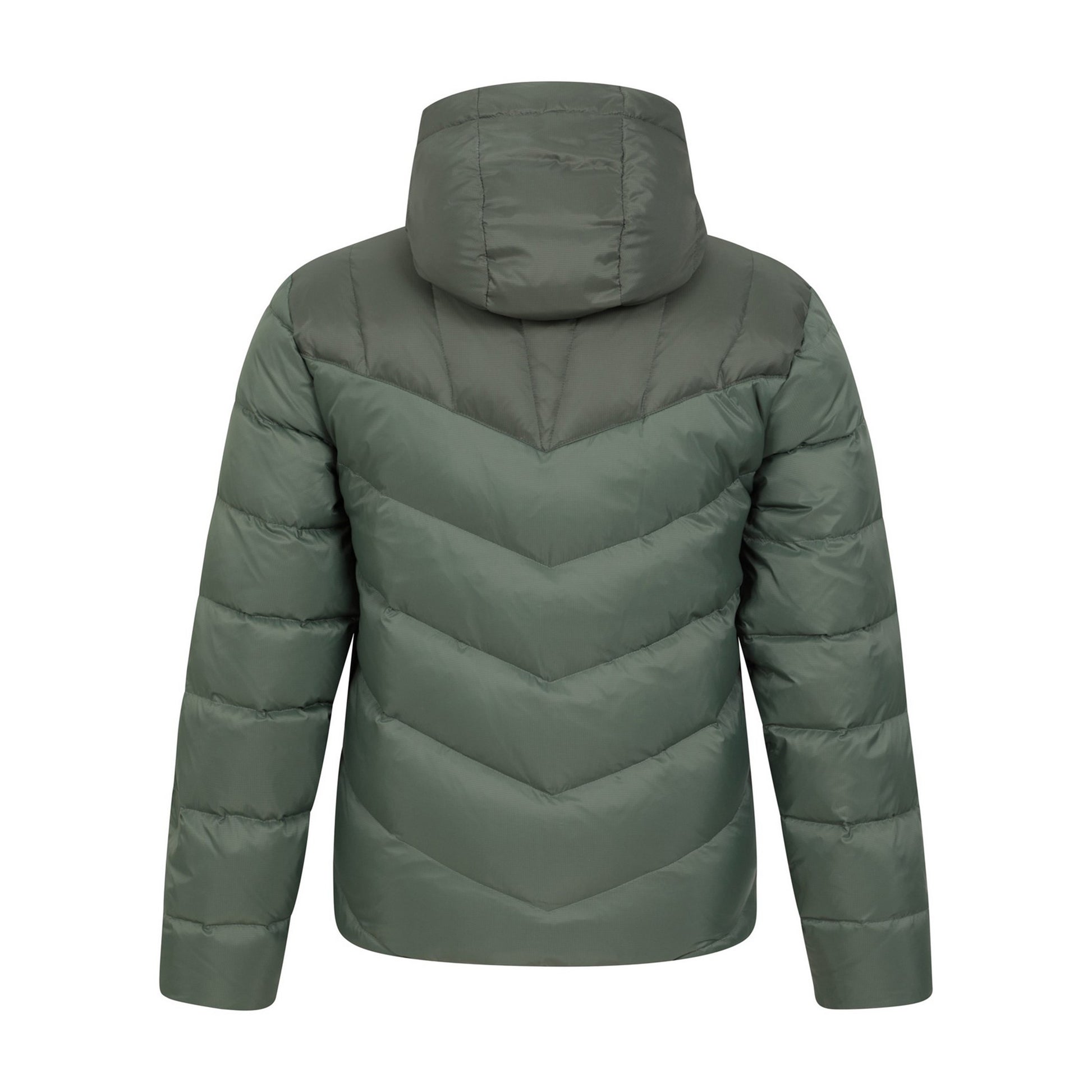 Khaki - Back - Mountain Warehouse Mens Barrier Extreme Down Jacket