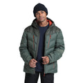 Khaki - Pack Shot - Mountain Warehouse Mens Barrier Extreme Down Jacket