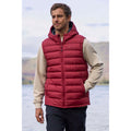 Red - Front - Mountain Warehouse Mens Seasons Hooded Padded Gilet