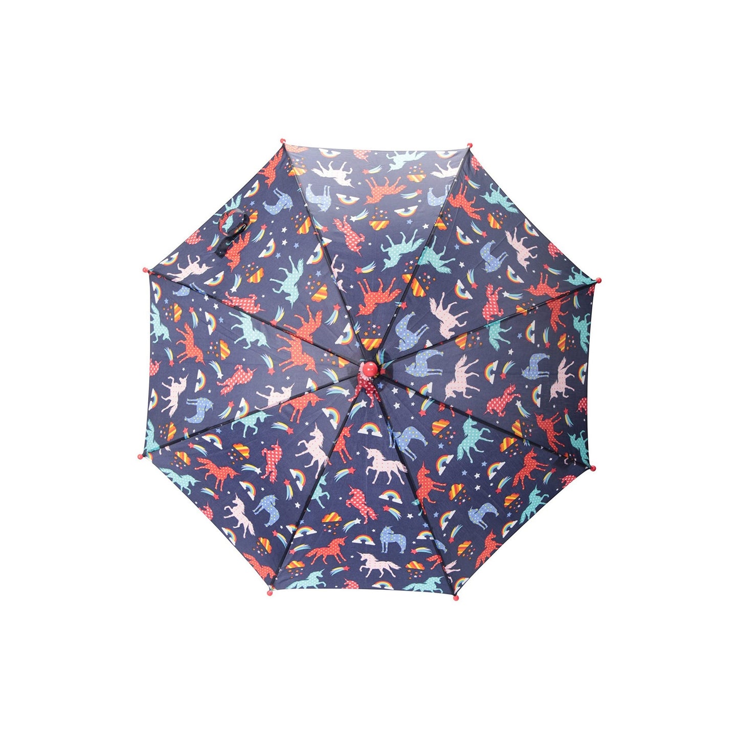 Navy - Back - Mountain Warehouse Unicorn Folding Umbrella