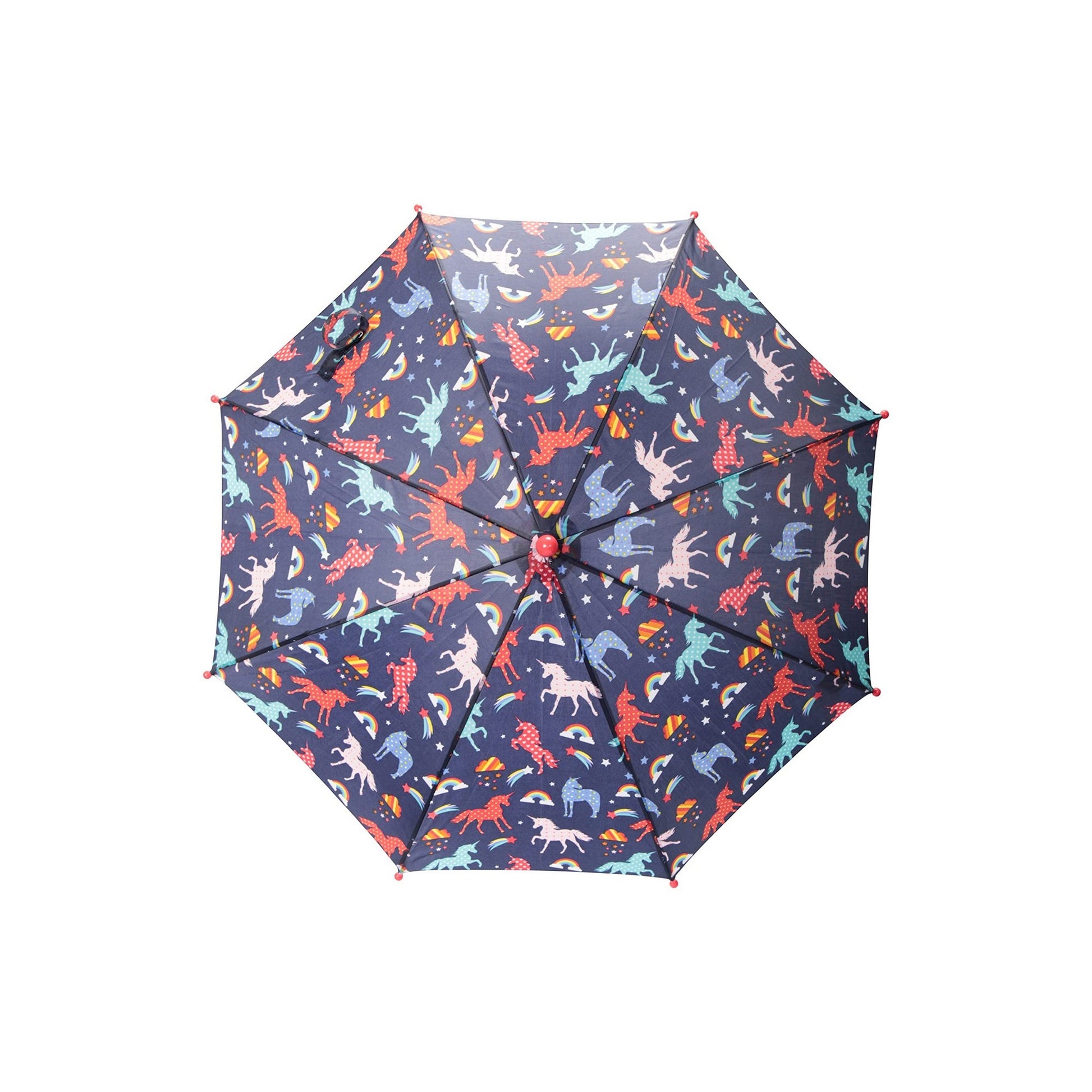 Navy - Back - Mountain Warehouse Unicorn Folding Umbrella