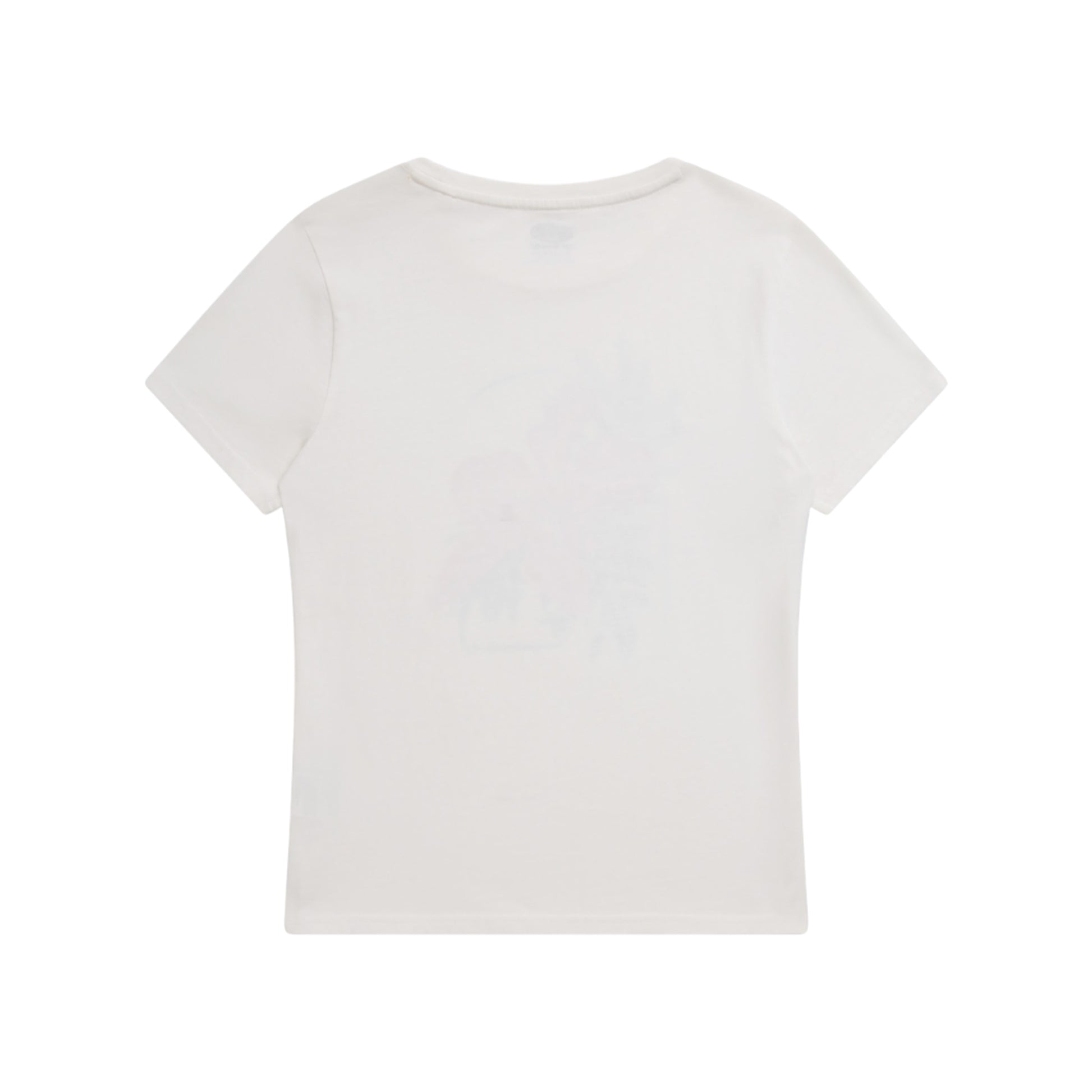 White - Back - Animal Womens-Ladies Carina Hibiscus Organic T-Shirt