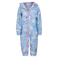 Lilac - Back - Mountain Warehouse Baby Rainbow Waterproof Rain Suit
