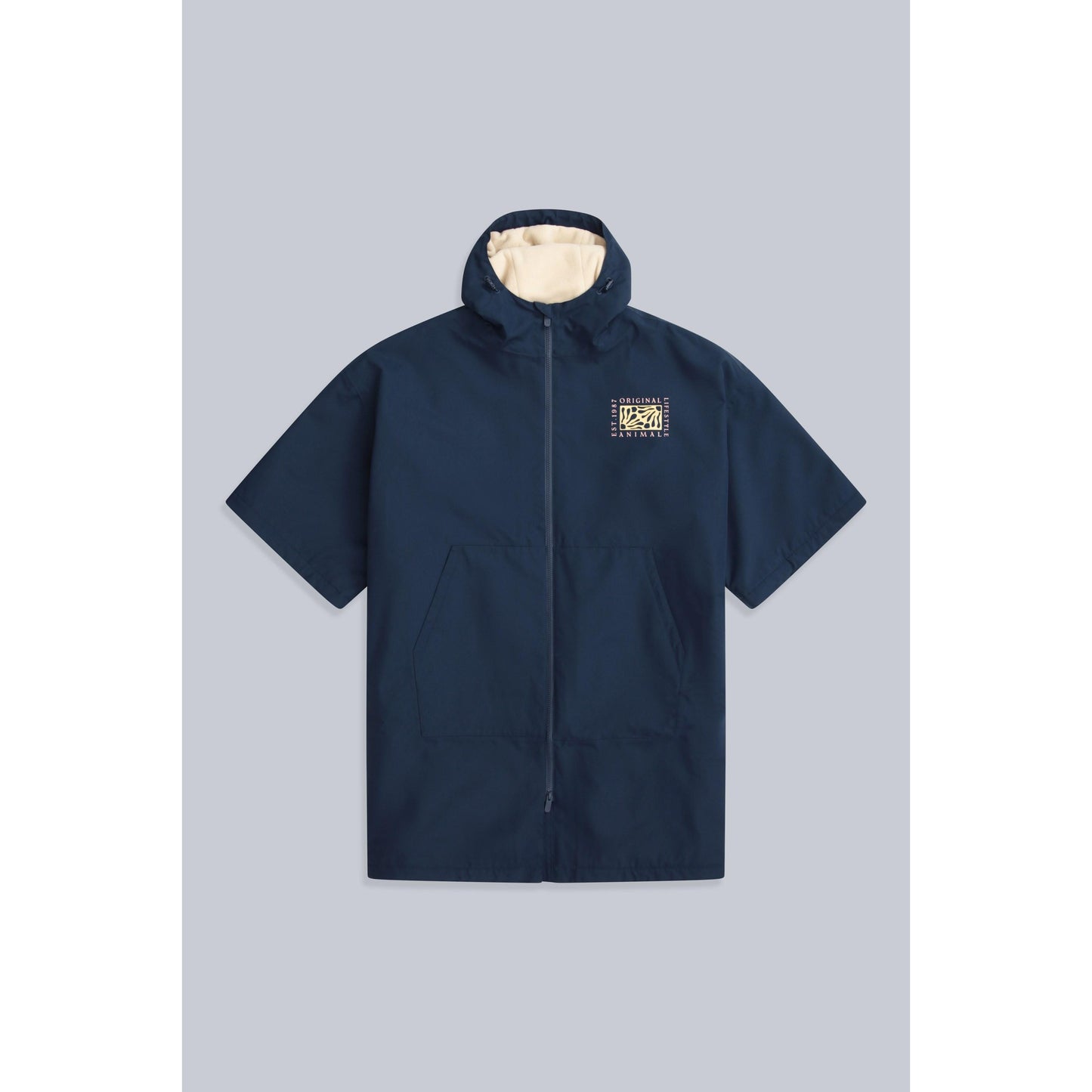 Blue - Front - Animal Womens-Ladies Misty Fleece Lined Recycled Parka