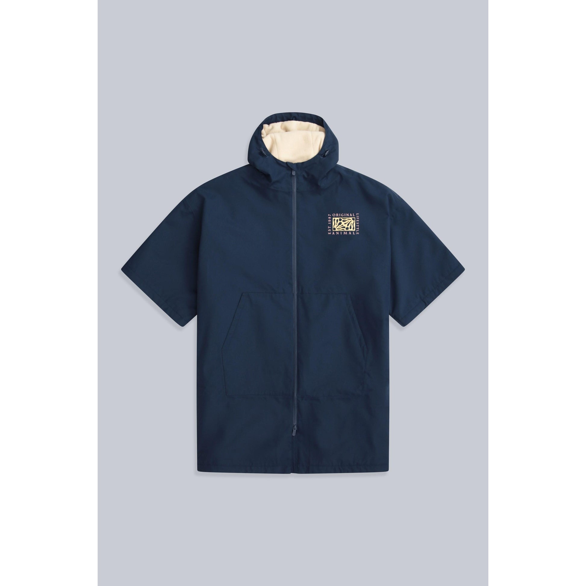 Blue - Front - Animal Womens-Ladies Misty Fleece Lined Recycled Parka