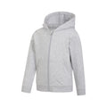 Grey - Side - Mountain Warehouse Childrens-Kids Essentials Full Zip Hoodie