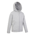 Grey - Lifestyle - Mountain Warehouse Childrens-Kids Essentials Full Zip Hoodie