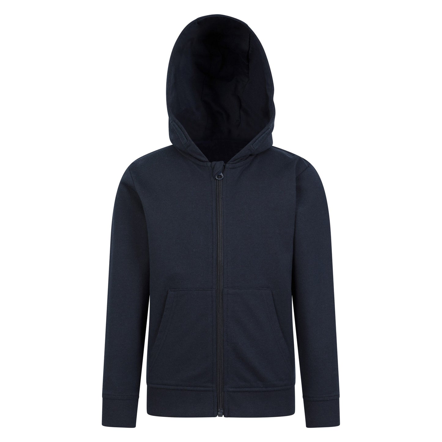 Navy - Front - Mountain Warehouse Childrens-Kids Essentials Full Zip Hoodie