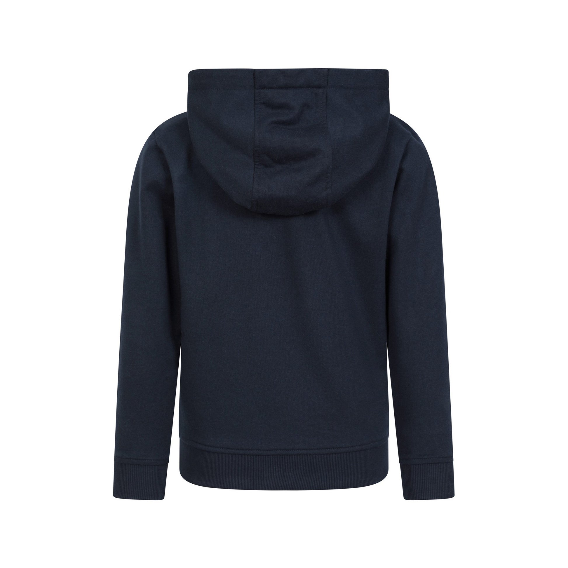 Navy - Back - Mountain Warehouse Childrens-Kids Essentials Full Zip Hoodie