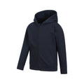 Navy - Side - Mountain Warehouse Childrens-Kids Essentials Full Zip Hoodie