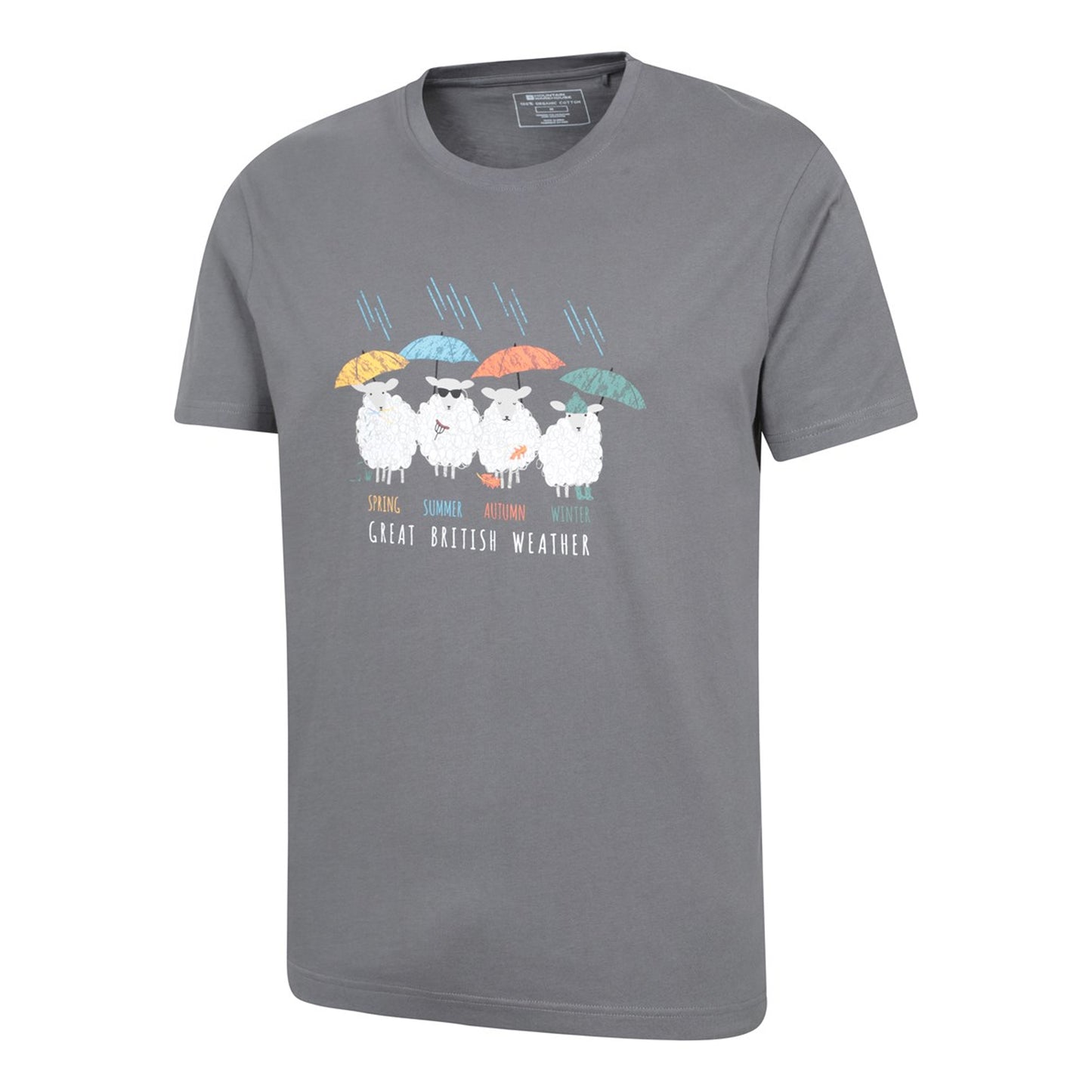 Charcoal - Lifestyle - Mountain Warehouse Mens Great British Weather T-Shirt