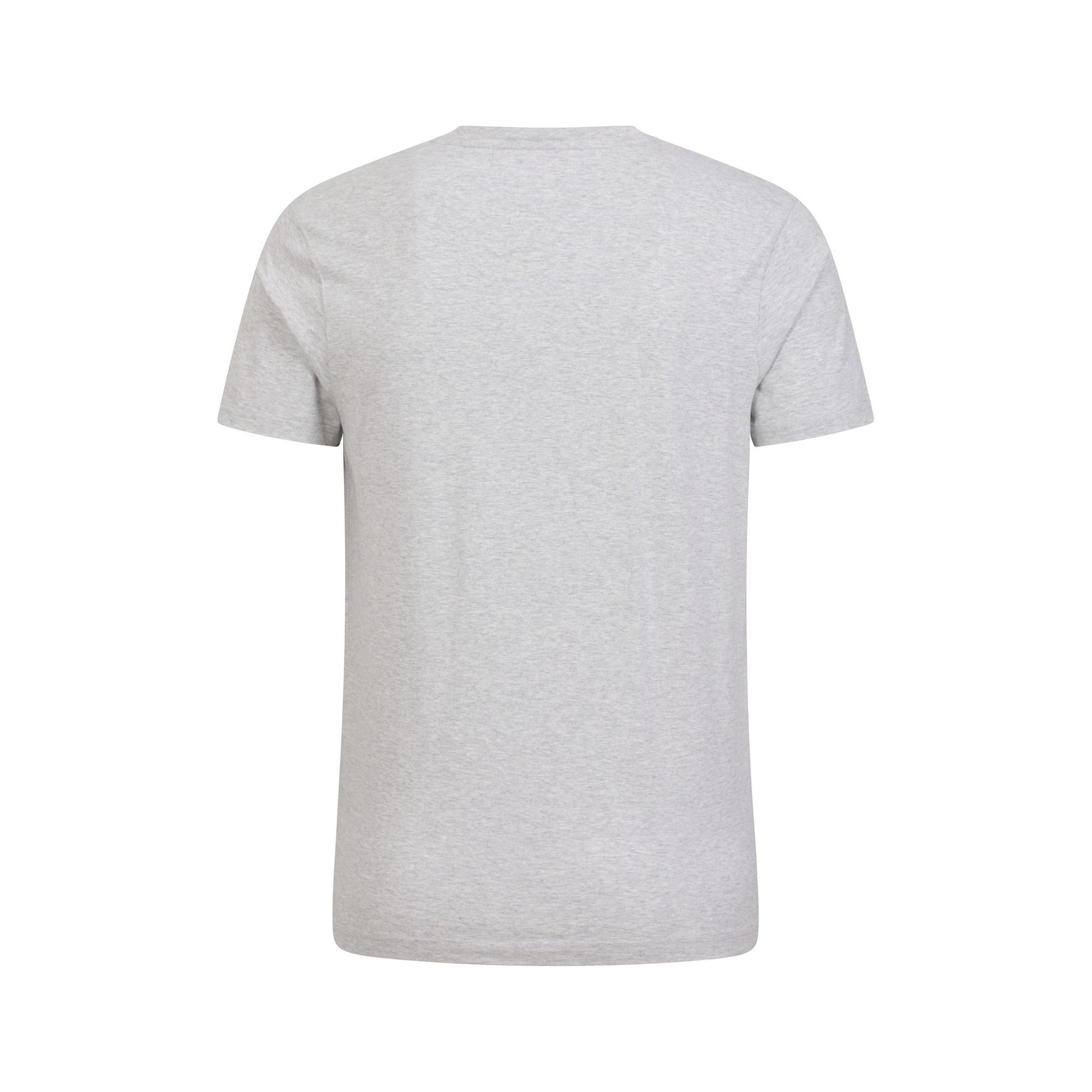 Grey - Back - Mountain Warehouse Mens Great British Weather T-Shirt