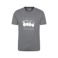 Charcoal - Front - Mountain Warehouse Mens Great British Weather T-Shirt