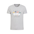 Grey - Front - Mountain Warehouse Mens Great British Weather T-Shirt