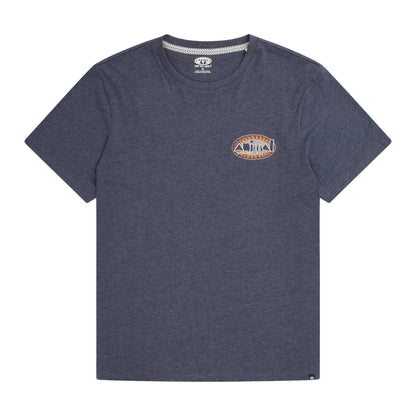 Dark Blue - Front - Animal Mens Chase Graphic Print Organic T-Shirt