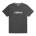Charcoal Grey - Front - Animal Mens Chase Logo Organic T-Shirt