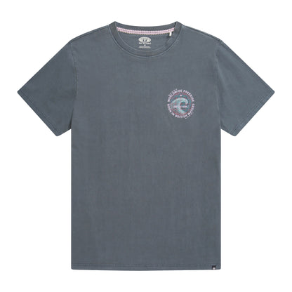 Petrol - Front - Animal Mens Chase Back Print Organic T-Shirt