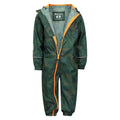 Khaki - Side - Mountain Warehouse Baby Camo Waterproof Rain Suit