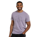Lilac - Side - Animal Mens Jacob Linear T-Shirt