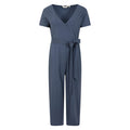 Blue - Front - Mountain Warehouse Womens-Ladies Santorini Wrap Jumpsuit