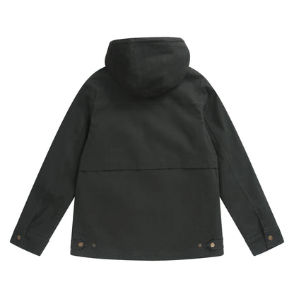 Dark Green - Back - Animal Womens-Ladies Padstow Organic Cotton Jacket