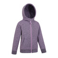 Lilac - Lifestyle - Mountain Warehouse Childrens-Kids Nevis Full Zip Hoodie
