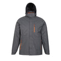 Grey - Front - Mountain Warehouse Mens Bracken Extreme 3 in 1 Waterproof Jacket